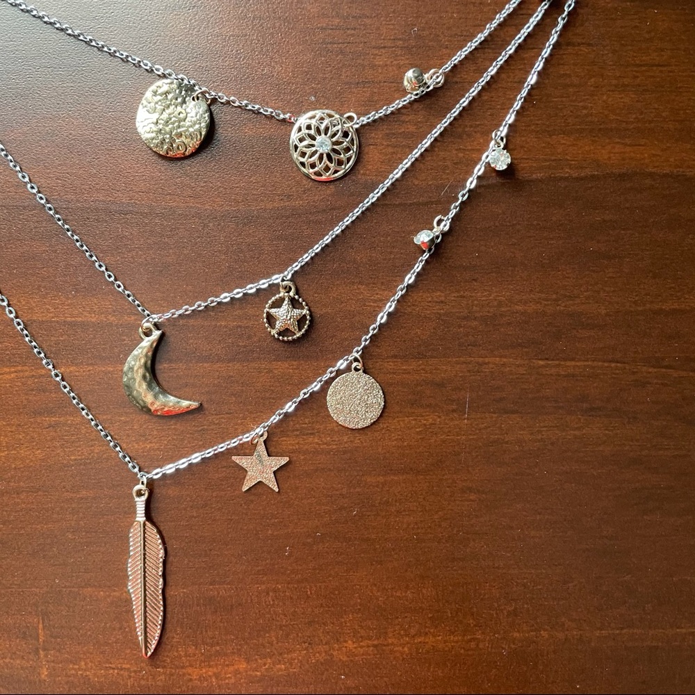 Layered Charm Necklace